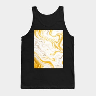 Yellow marble gradient Tank Top